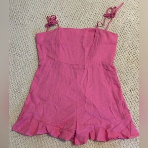 Pink GB romper